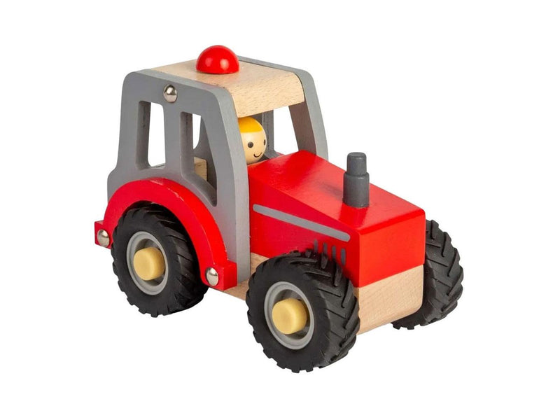 Bigjigs Wooden Red Tractor