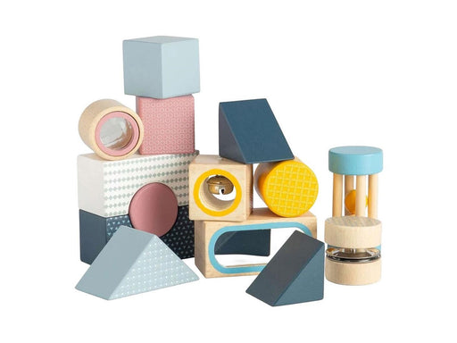 Bigjigs Wooden Sensory Blocks - 14 pcs.