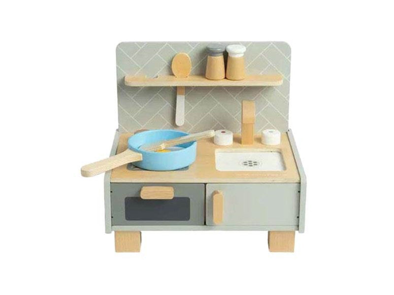 Bigjigs Wooden Table Top Kitchen 7 pcs.