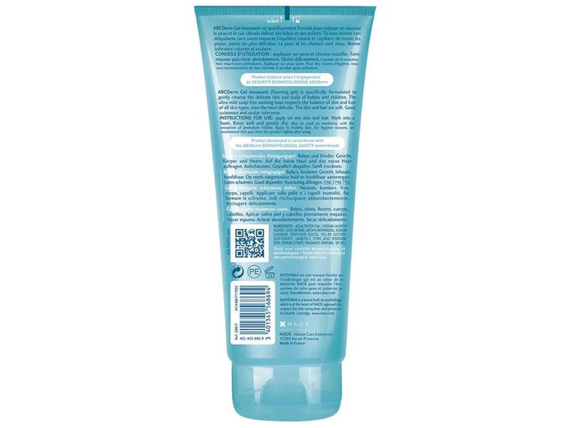 Bioderma ABCDerm Moussant Tube - 200 ml