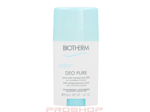 Biotherm Pure Antiperspirant Stick 24H - 40 ml0