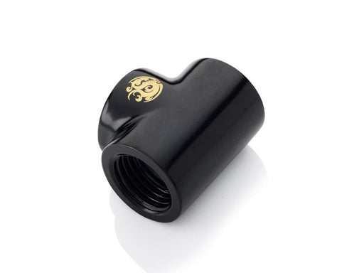 Bitspower Matt Black T-Block With Triple IG1/4"