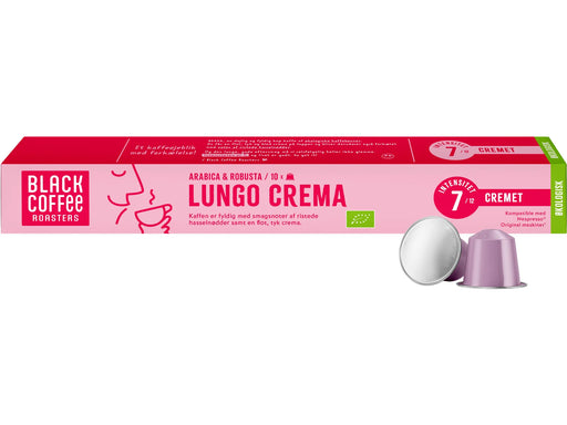 Black Coffee Roasters Lungo Crema Organic - 10 Capsules
