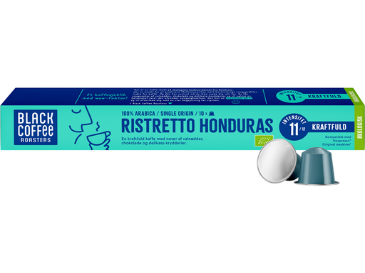 Black Coffee Roasters Ristretto Honduras Organic - 10 capsules