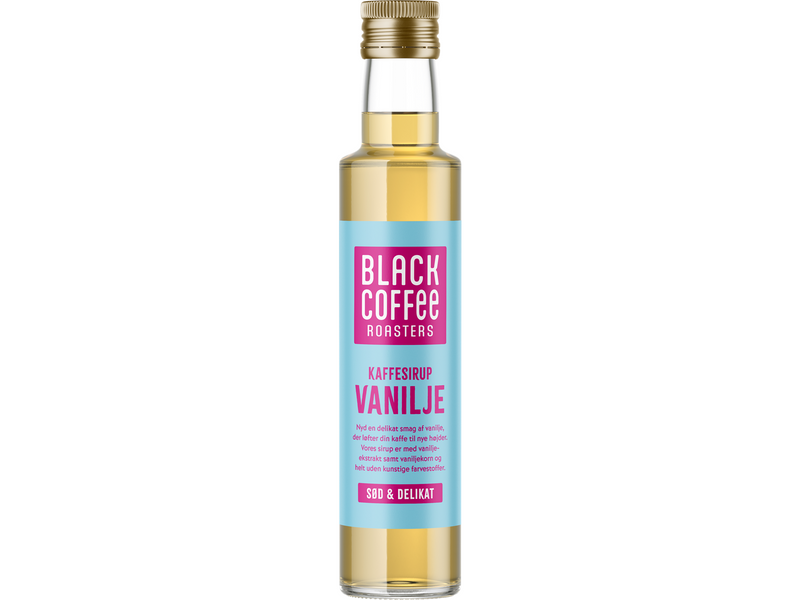 Black Coffee Roasters Vanilla Coffee sirup - 250ml
