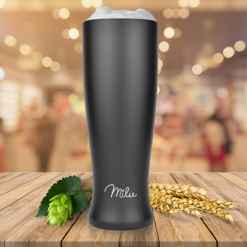 Milu Weizenbierglas - 500 ml - schwarz