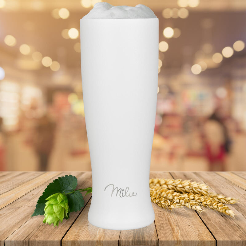 Milu Weizenbierglas - 500 ml - weiß