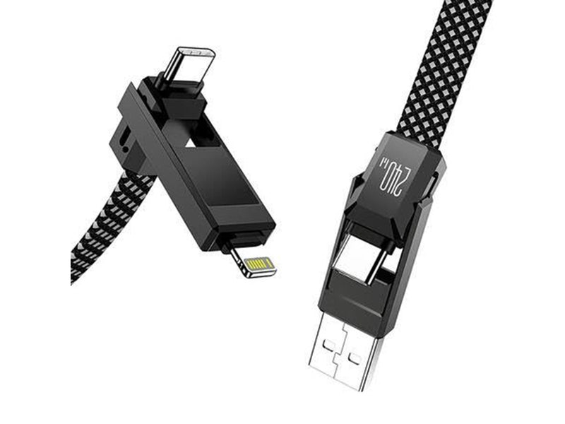 BlitzWolf BW-HDC7 4-in-1 USB + C + Lightning Cable 240W