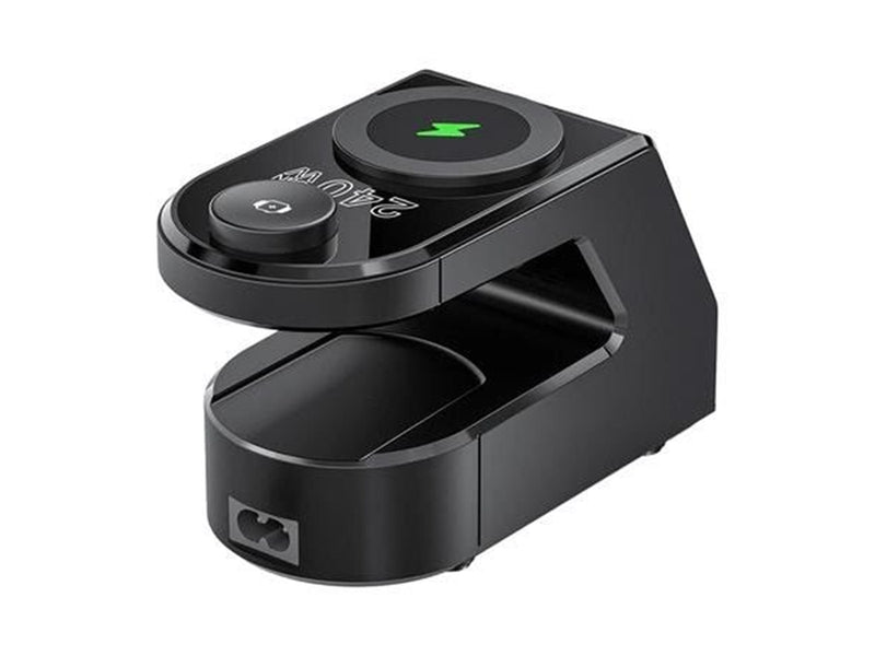 BlitzWolf FW10 10-in-1 Wireless Alarm Clock Charger - Black