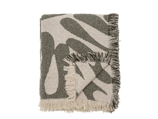 Bloomingville - Alk Throw - Green - Cotton