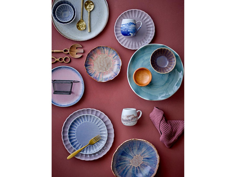 Bloomingville - Amalia Bowl - Blue - Stoneware