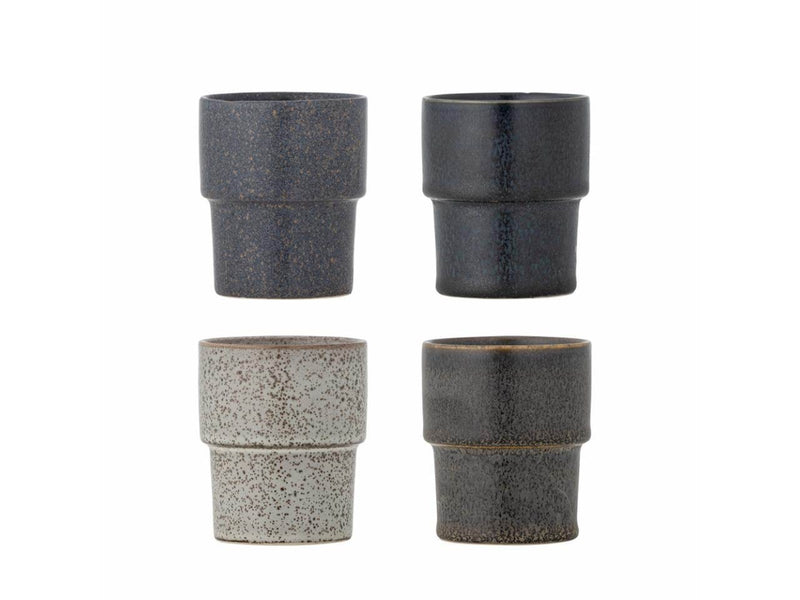 Bloomingville - Ewan cup (Set of 4) - Stoneware