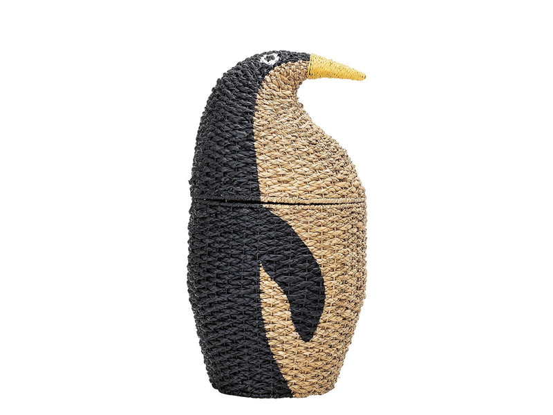 Bloomingville Mini - Tazia Basket w/Lid - Black - 70 cm