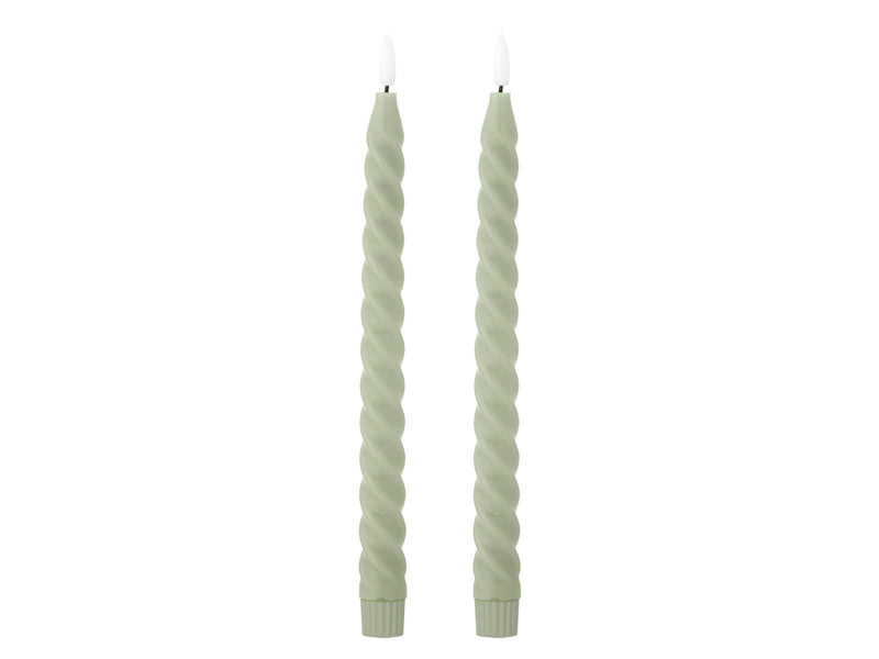 Bloomingville - Ponza LED Candles - Green