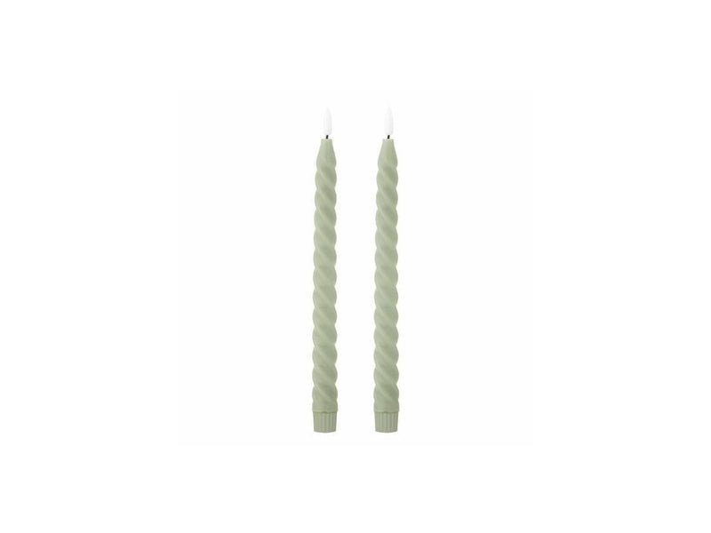 Bloomingville - Ponza LED Candles - Green