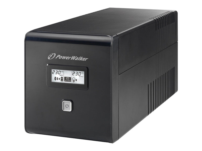 BlueWalker 10120018 - PowerWalker VI LCD - 1000VA/600W - Line Interactive UPS