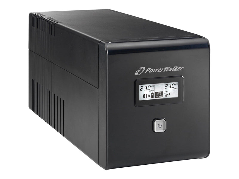 BlueWalker 10120018 - PowerWalker VI LCD - 1000VA/600W - Line Interactive UPS