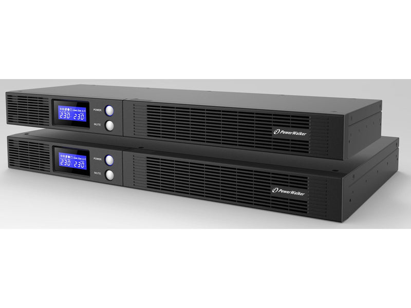 BlueWalker 10120702 - PowerWalker VI R1U - 750VA/450W - Line Interactive UPS