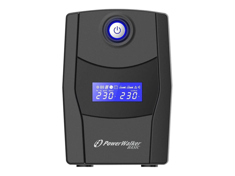 BlueWalker 10121074 - PowerWalker Basic VI STL - 1000VA/600W - Line Interactive UPS