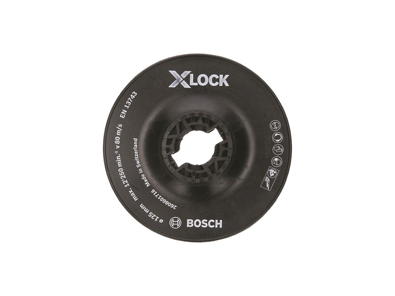Bosch BAGSKIVE PLAST X-LOCK HARD 125MM