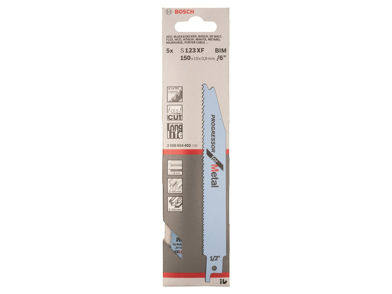 Bosch BAJONETSAVKL S 123 XF 5 STK PROGR. BIM
