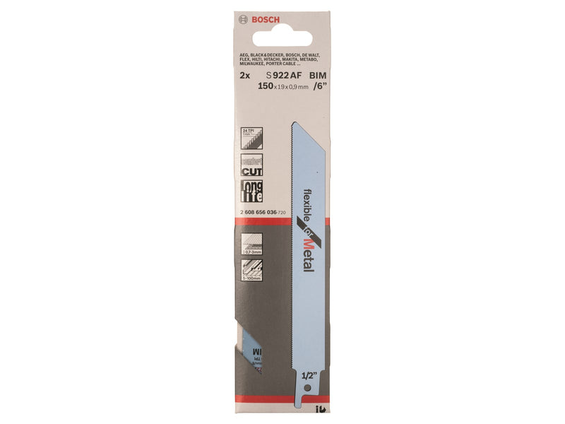Bosch BAJONETSAVKLINGE S 922 AF 2STK BIM 152MM