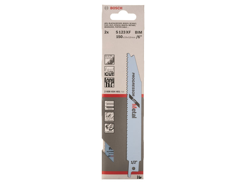 Bosch BAJONETSAVKLINGE S123XF 2 STK PROG METAL