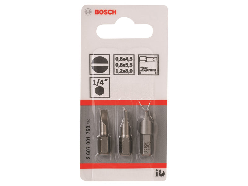 Bosch BITS LIGE 0.6/0.8/1.2 L:25MM 3 STK