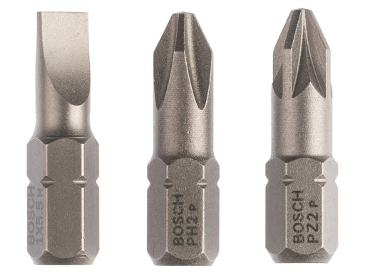 Bosch BITS LIGE 1.0/PH2/PZ2 25MM 3 STK