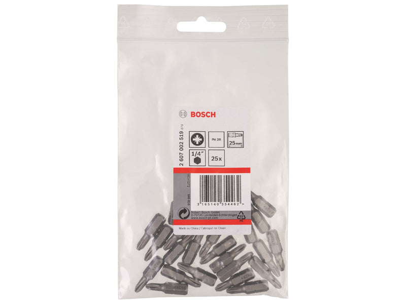 Bosch BITS PH2R XH 25MM 25 STK