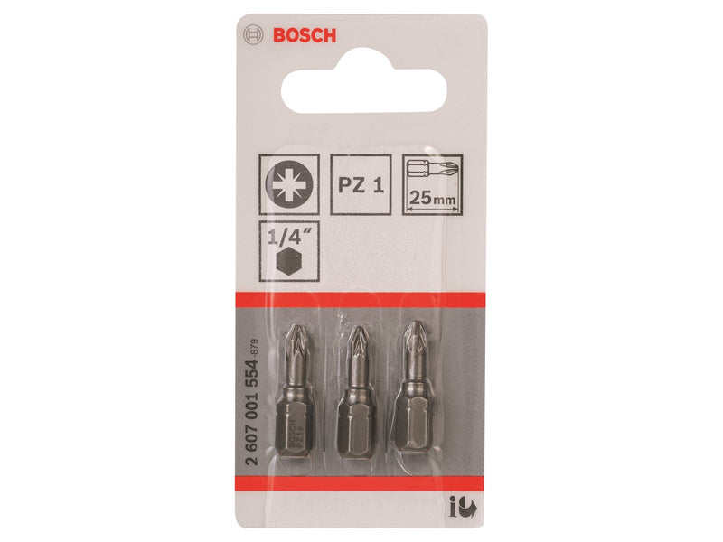 Bosch BITS PZ1 L:25MM 3 STK