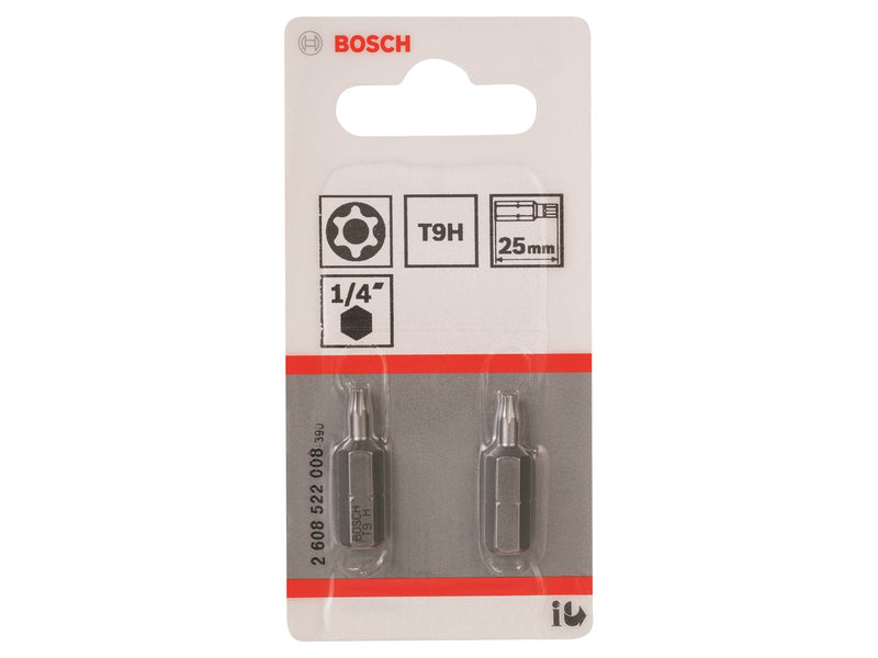 Bosch BITS T9 SECURITY TORX 2 STK