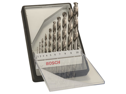 Bosch BORSÆT HSS-G 135GR 1-10MM 10 STK ROBUSTL