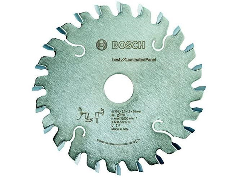 Bosch Circular Saw Blade 120 x 2.2 x 20 mm 24T Best for Laminated Panel