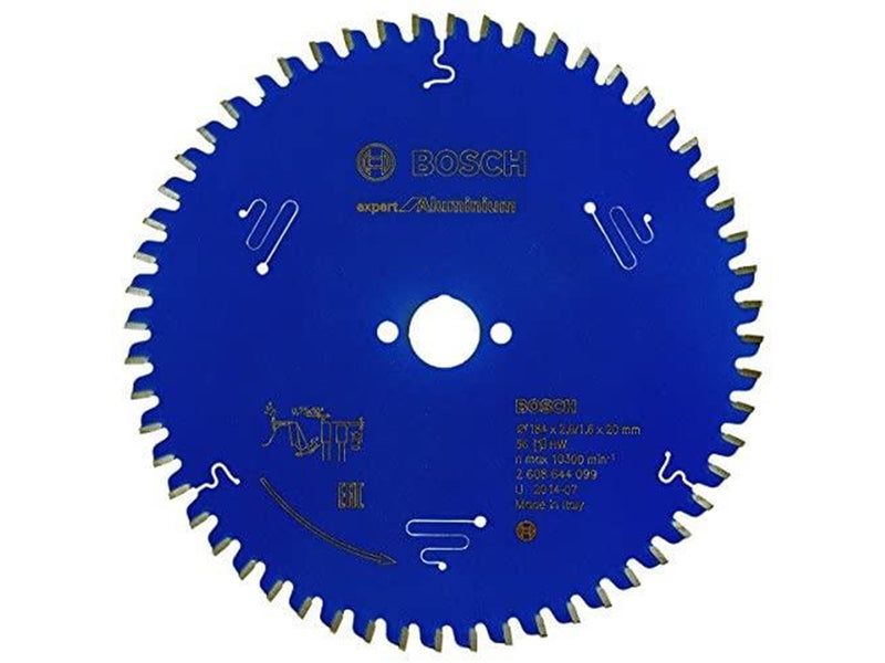 Bosch Circular Saw Blade 184 x 20 x 2.6 mm 56T Expert for Aluminium