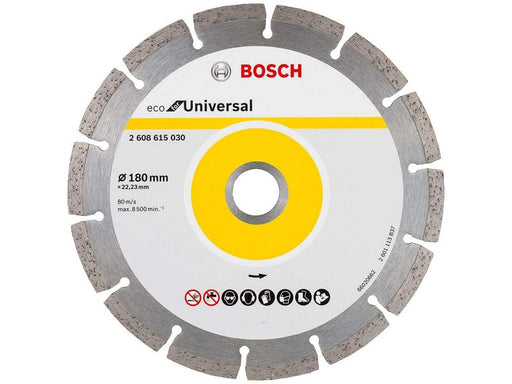 Bosch Diamond Cutting Disc 180 x 22.25 mm Eco for Universal