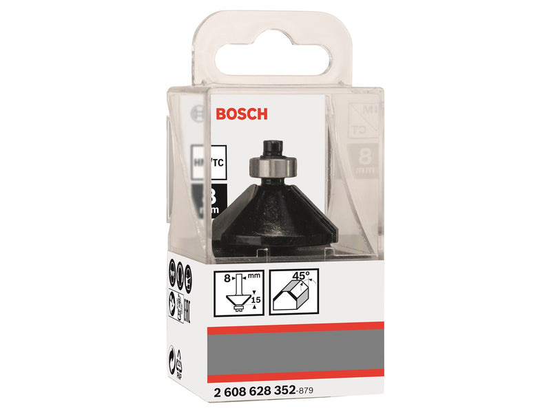 Bosch FRÆSER FASE M.KLEJE HM 8 mm Ø 11 mm L 1