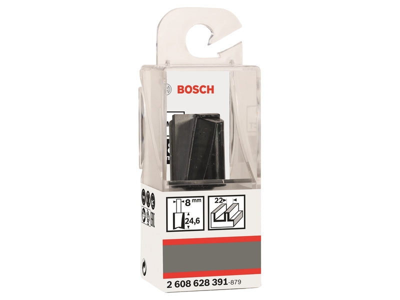 Bosch FRÆSER NOT 2 SKÆR HM 8 mm L 25 mm B 22