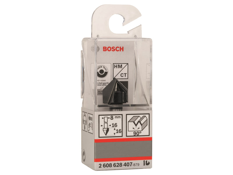 Bosch FRÆSER V-NOT HM 8MM Ø16MM L 16MM 9