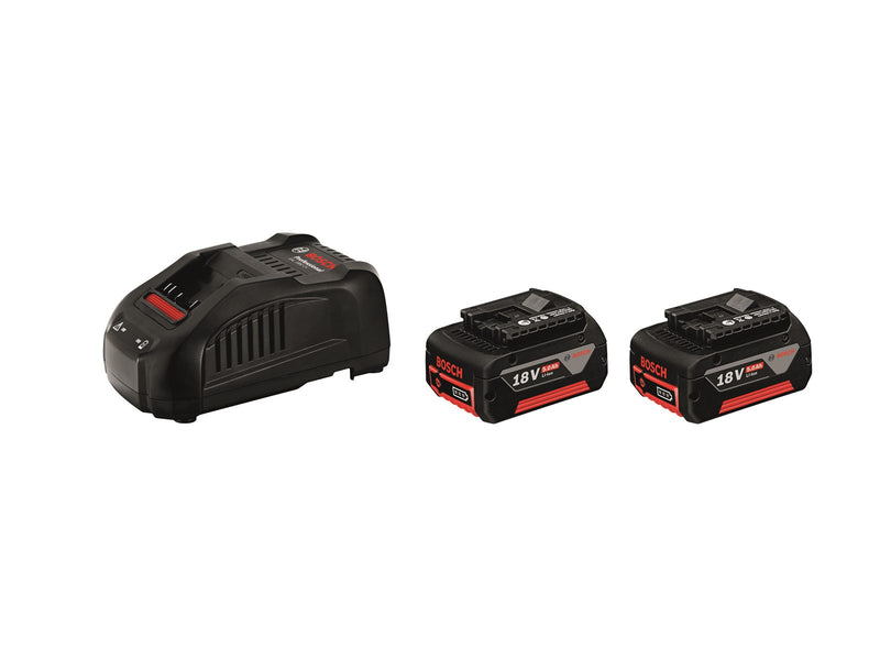 Bosch Professional BATTERISÆT 18 V-LI 2X5AH M/LADER KARTON