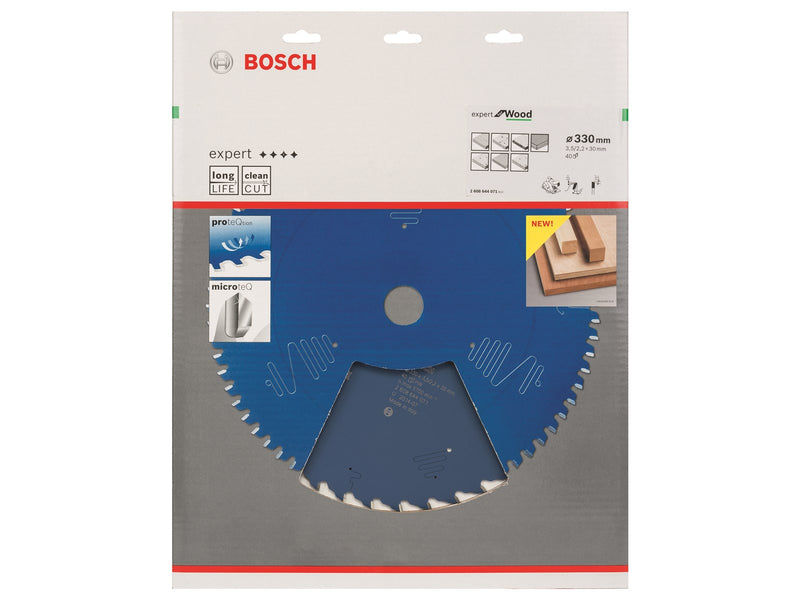 Bosch RUNDSAVKLINGE 330X30X3.5MM 40T EXP WOOD