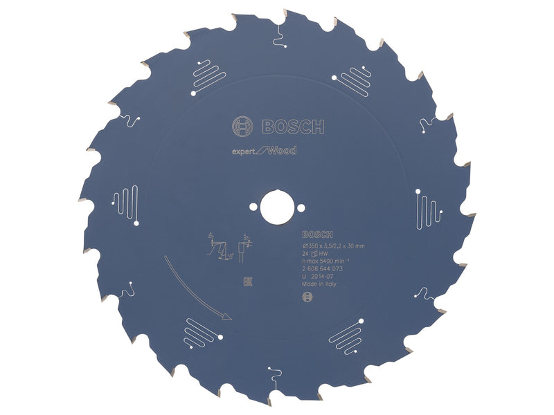 Bosch RUNDSAVKLINGE 350X30X3.5MM 24T EXP WOOD