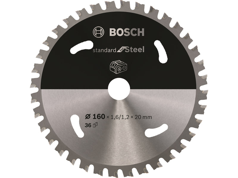 Bosch RUNDSAVKLINGE ACCU STD STÅL 160X20X40T