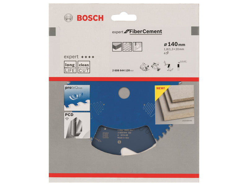 Bosch RUNDSAVKLINGE EXP FIBER CEM 140X20MM 4T