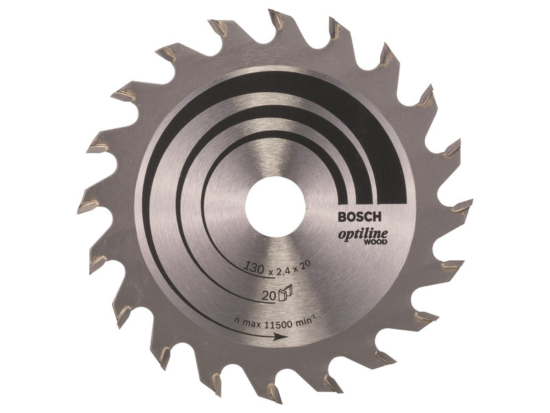Bosch RUNDSAVKL.OPTILINE 130X2.4X16 MM 20 TDR