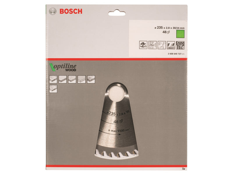 Bosch RUNDSAVKL.OPTILINE 235X2.8X30 MM 48 TDR