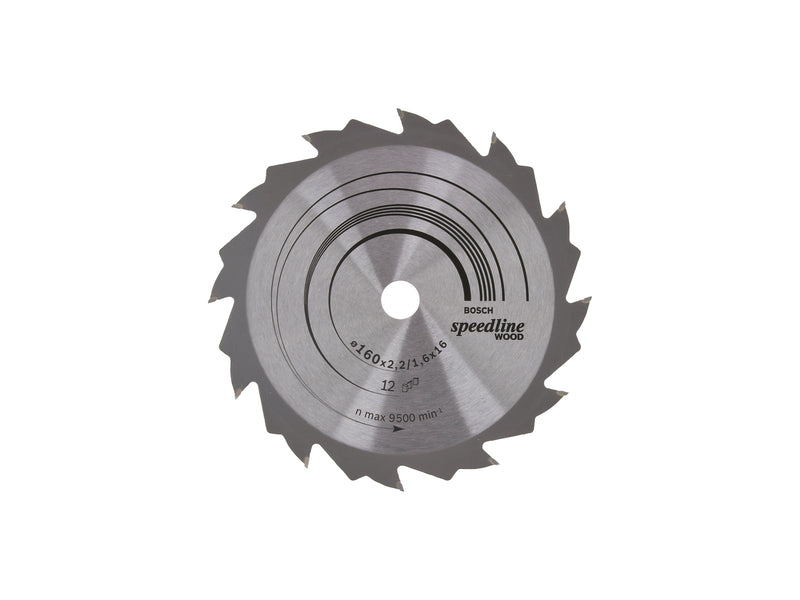 Bosch RUNDSAVKL.SPEEDLINE WOOD 160X16 12T