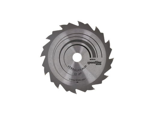 Bosch RUNDSAVKL.SPEEDLINE WOOD 160X20MM 12T