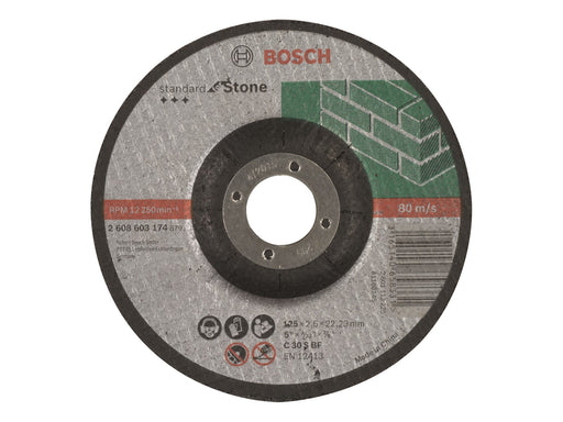 Bosch SKÆRESKIVE STEN 125X2.5MM KRØP STD