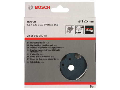 Bosch SLIBEPLADE HÅRD TIL GEX 125-1 AE